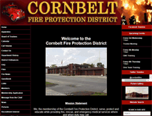 Tablet Screenshot of cornbeltfire.com